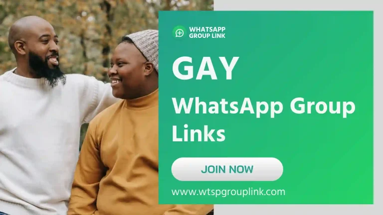 Gay WhatsApp Group Links