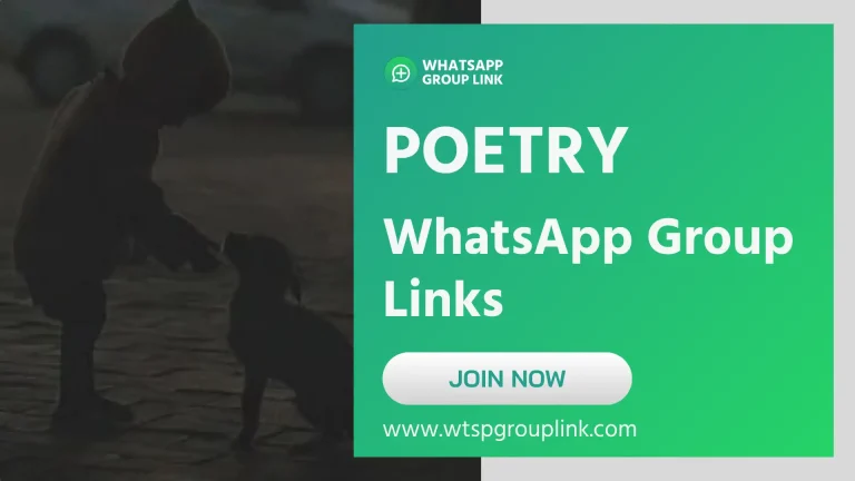 Poetry WhatsApp Group Links